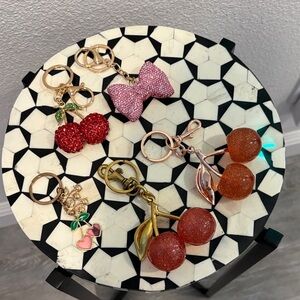 Cherry and Bow Keychain Bundle